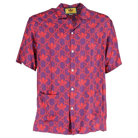 camisa gucci hombre morada